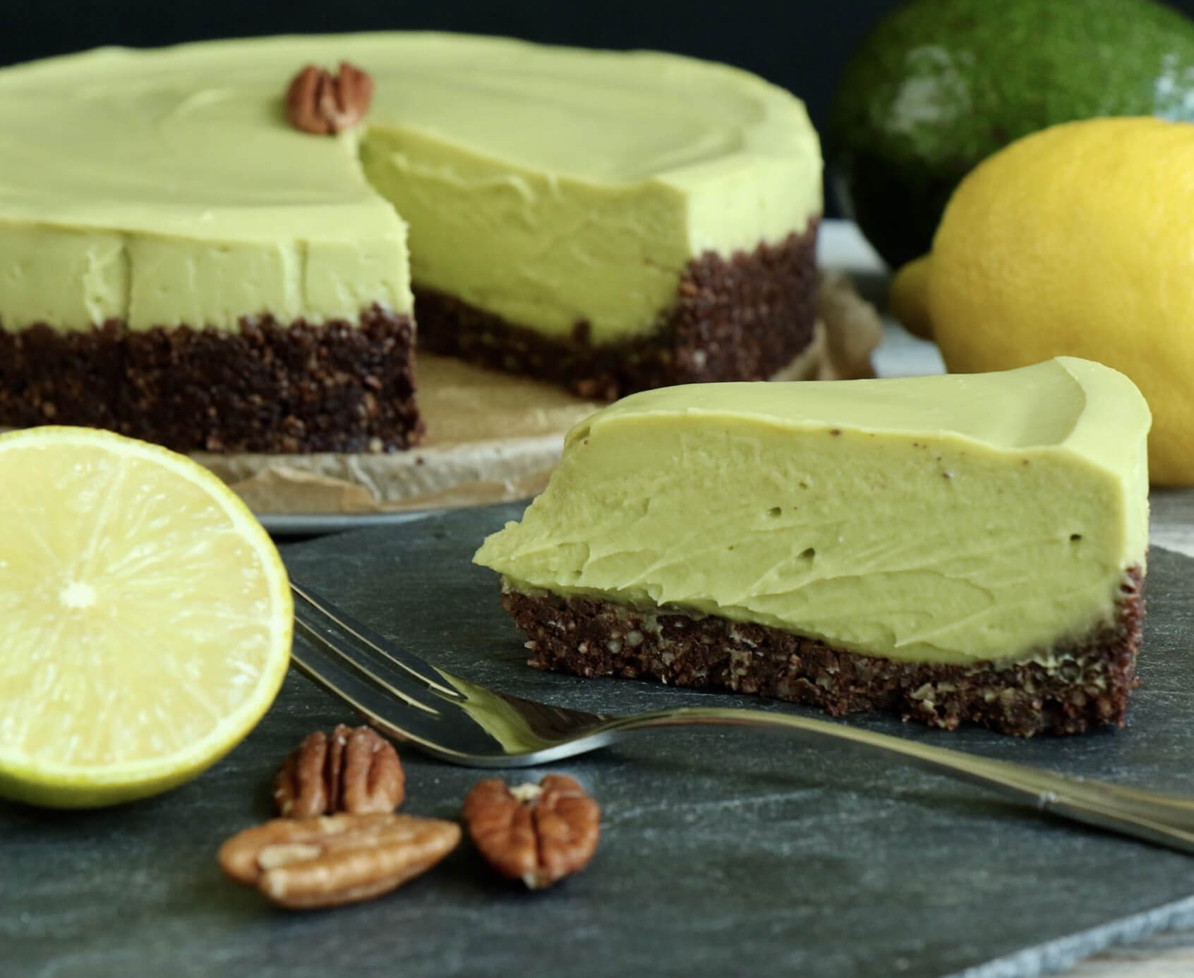 L Avocat En Dessert C Est Possible Avec Le Cheesecake A L Avocat Food Powa